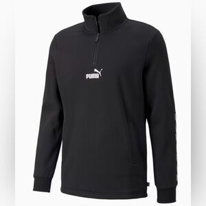 *NEW* PUMA Black Half-Zip Sweatshirt